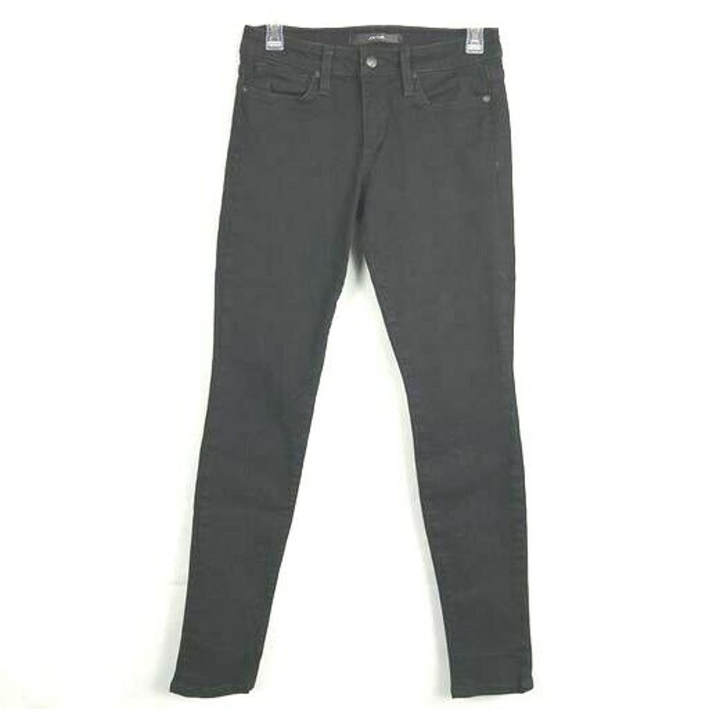 Joe's Jeans Womens Sz 27 Black The Skinny Fit Denim 5 Pocket Stretch